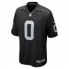 Miesten Las Vegas Raiders NFL Pelipaita Trevon Moehrig 0 Nike Musta 2021 NFL Draft